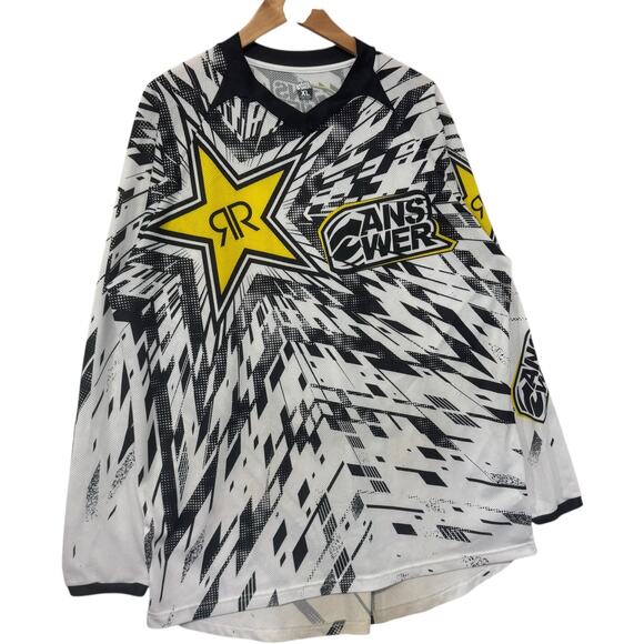 Vintage ROCKSTAR Answer Racing BMX Jersey XL - Picture 4 of 7
